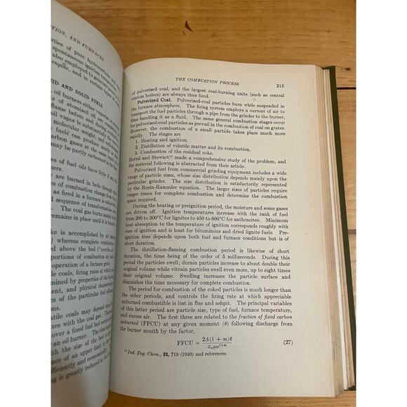 VTG Chemical Engineering Series: Fuels, combustion, &furnaces.John Griswold 1946 - Picture 8 of 8